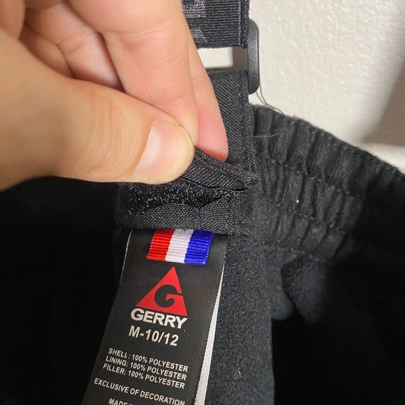 Gerry Ski Snow Bib Pants Black Insulated Waterproof Youth Size M 10-12 - Picture 12 of 16